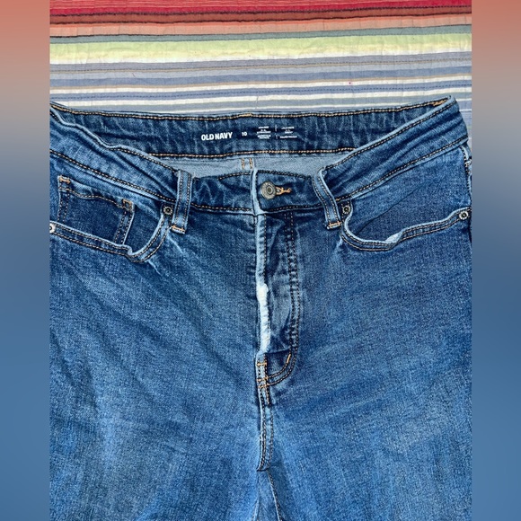 High Waisted Button Fly Straight Leg Jean - Picture 5 of 6